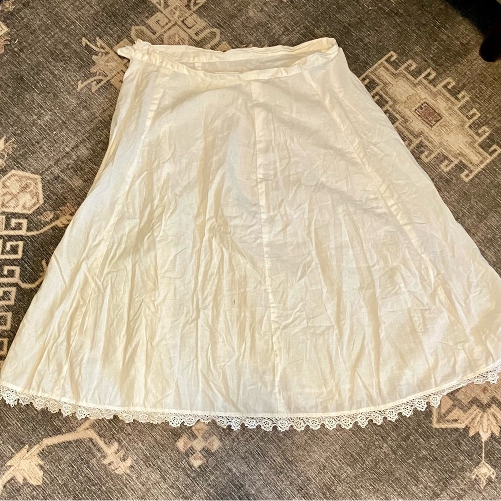 Vintage Petticoat Trimmed in Lace